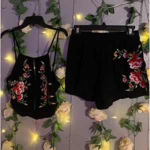 Super cute red and white set